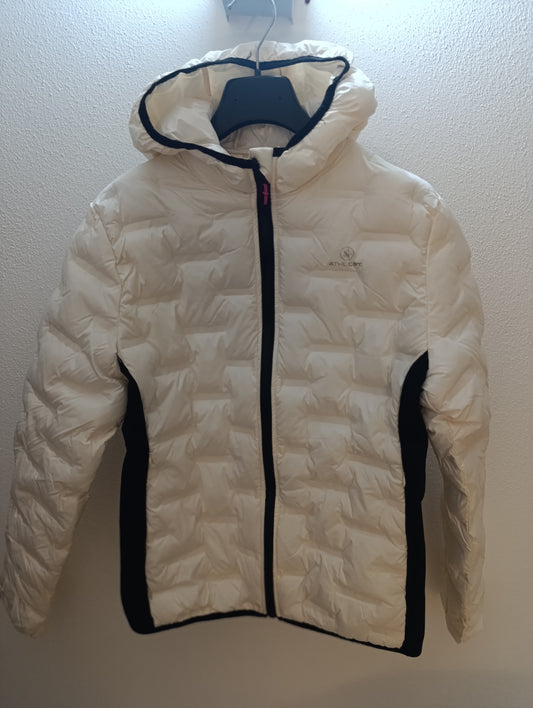 Piumino donna con cappuccio Athl impermeabile