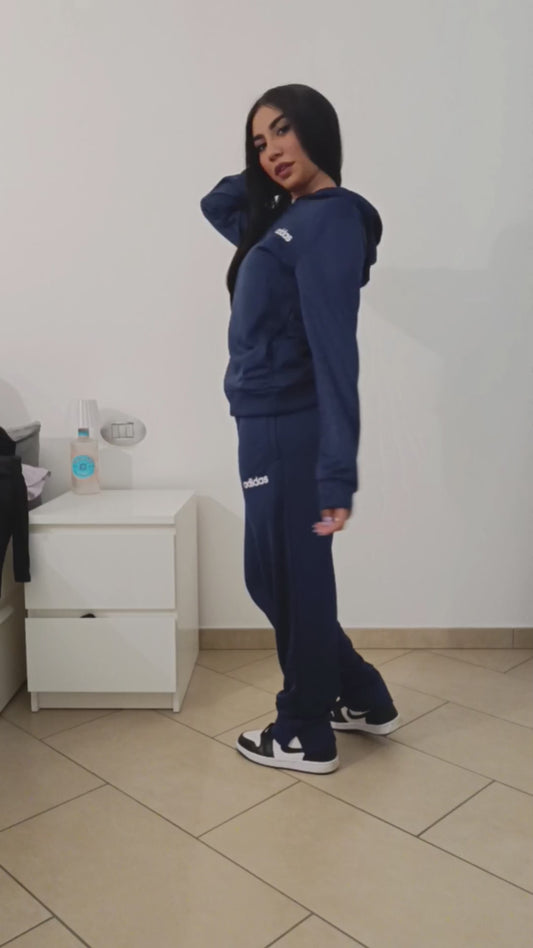 Adidas tuta essentials cappuccio