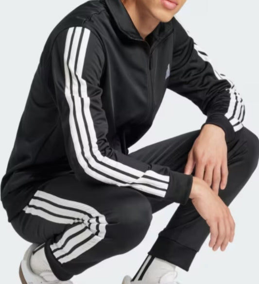 Tuta Adidas 3 stripes nero