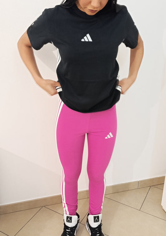 Leggins fucsia cotone adidas