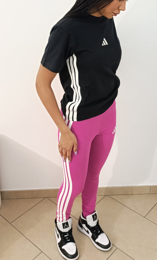 Leggins fucsia cotone adidas